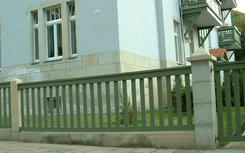 Dresdner Stadtzaun aus eigener Fertigung